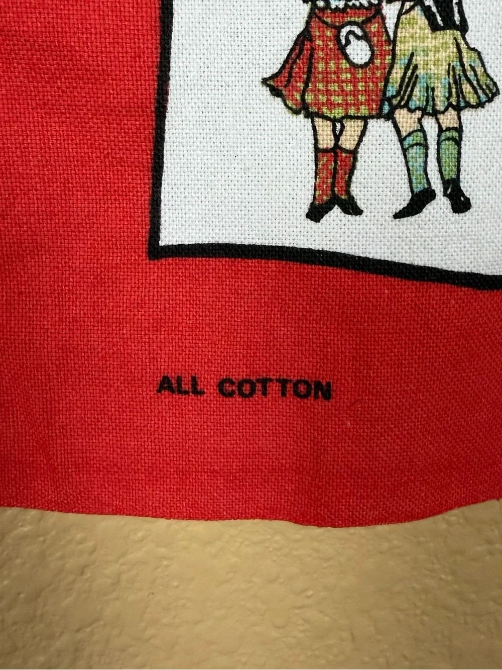 VTG Glen Appin Scotland Kitchen Towels Lot of 2 Scottish Tea Towels Cotton UK
